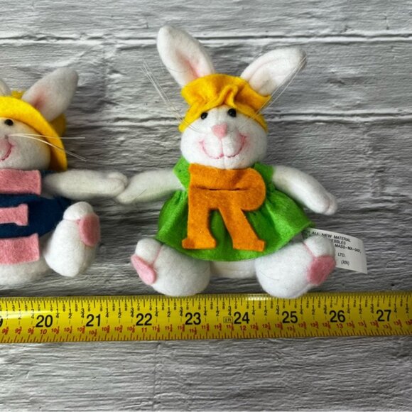 Easter Bunny Plush Garland Spring - Picture 7 of 8